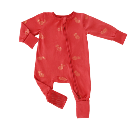 Pineapple Treasures Zip Pyjamas