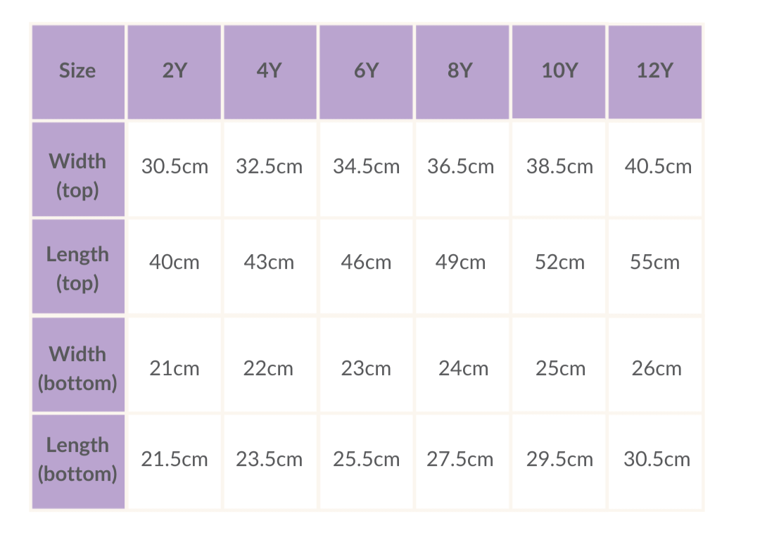 (Backorder) EZPJ Kids Bamboo Buttoned Pyjamas