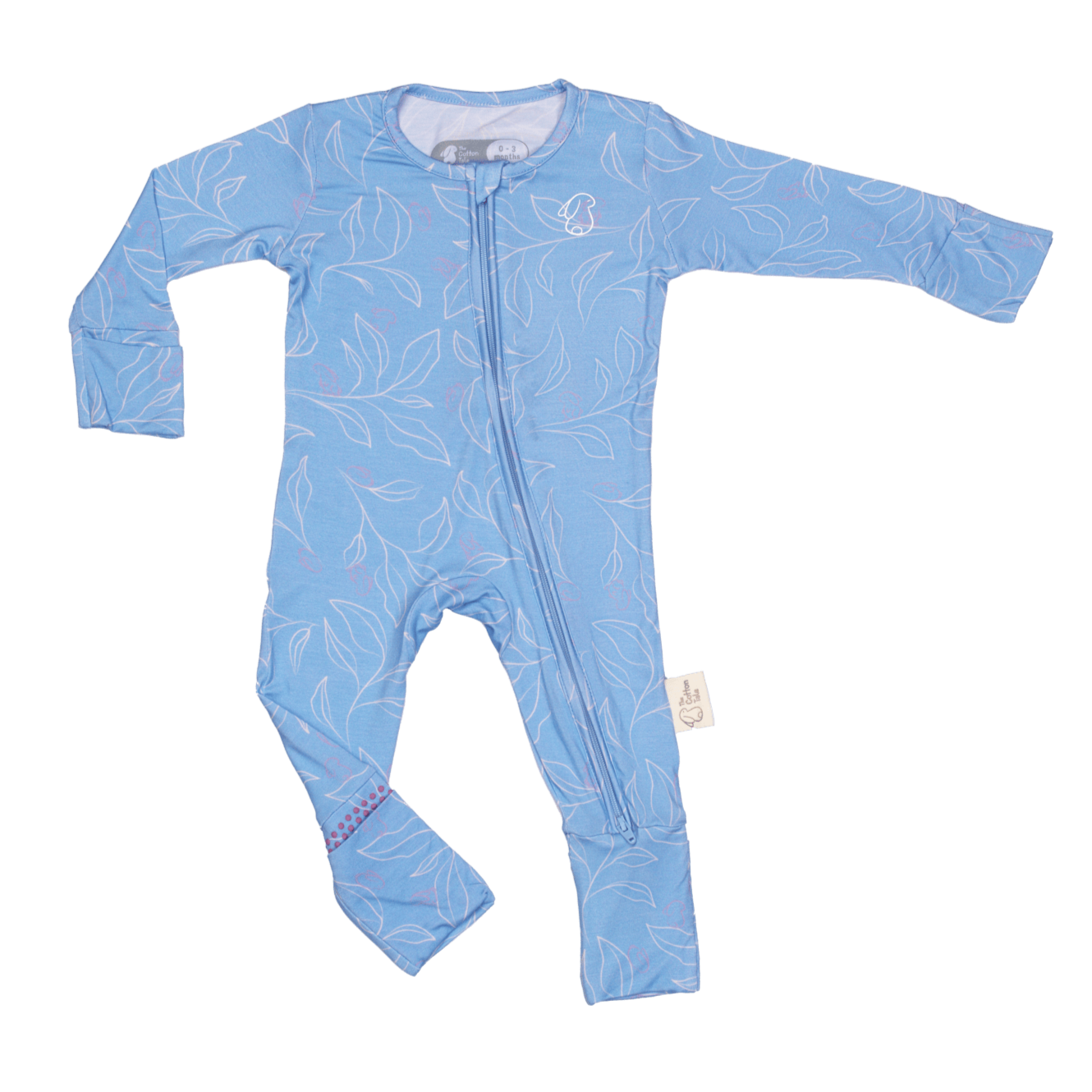 Bunny Foliage Zip Pyjamas