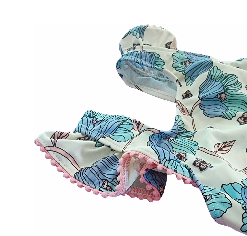 Blooming Flora Sleeveless Girl's Swimsuit