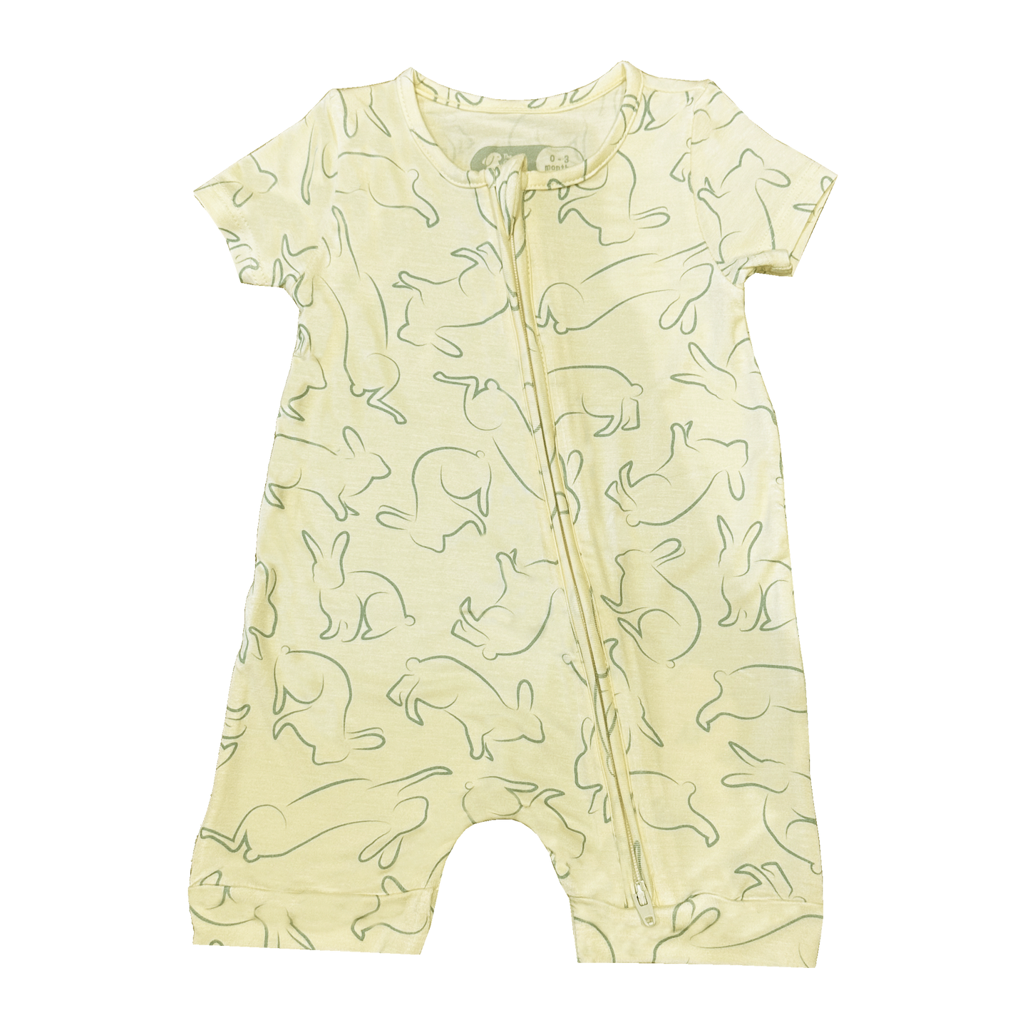 Whimsical Bunny Zip Shortall