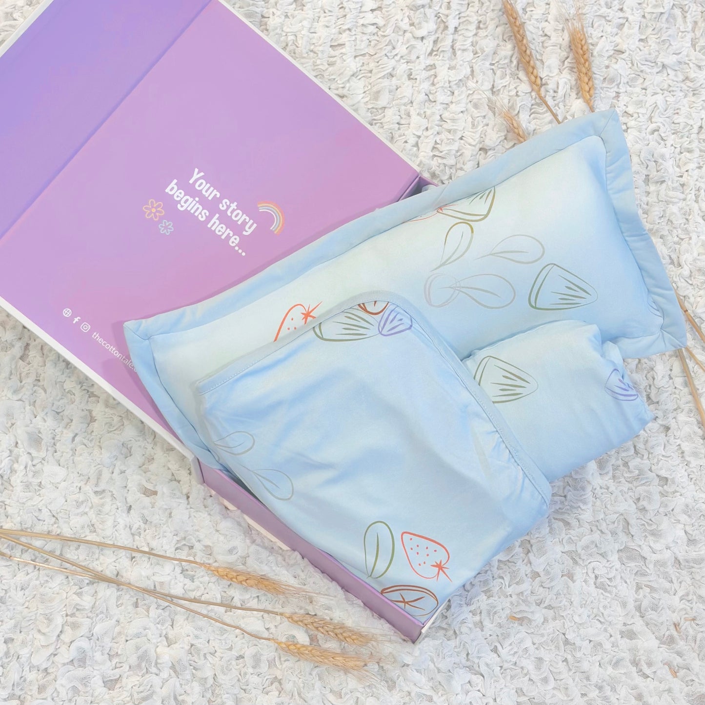 Cotton Tale Welcome Home Gift Set - Mist
