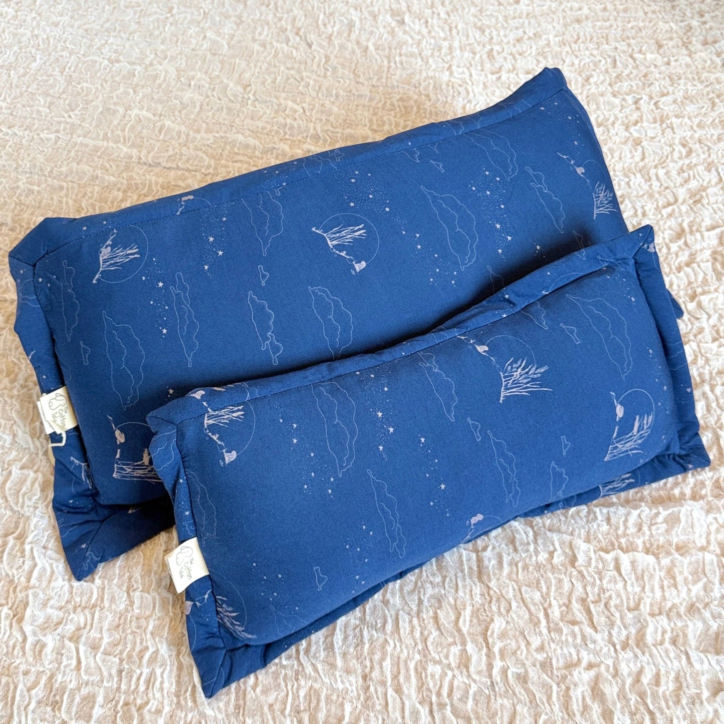 Bamboo Pillow — Moonlit Rabbit