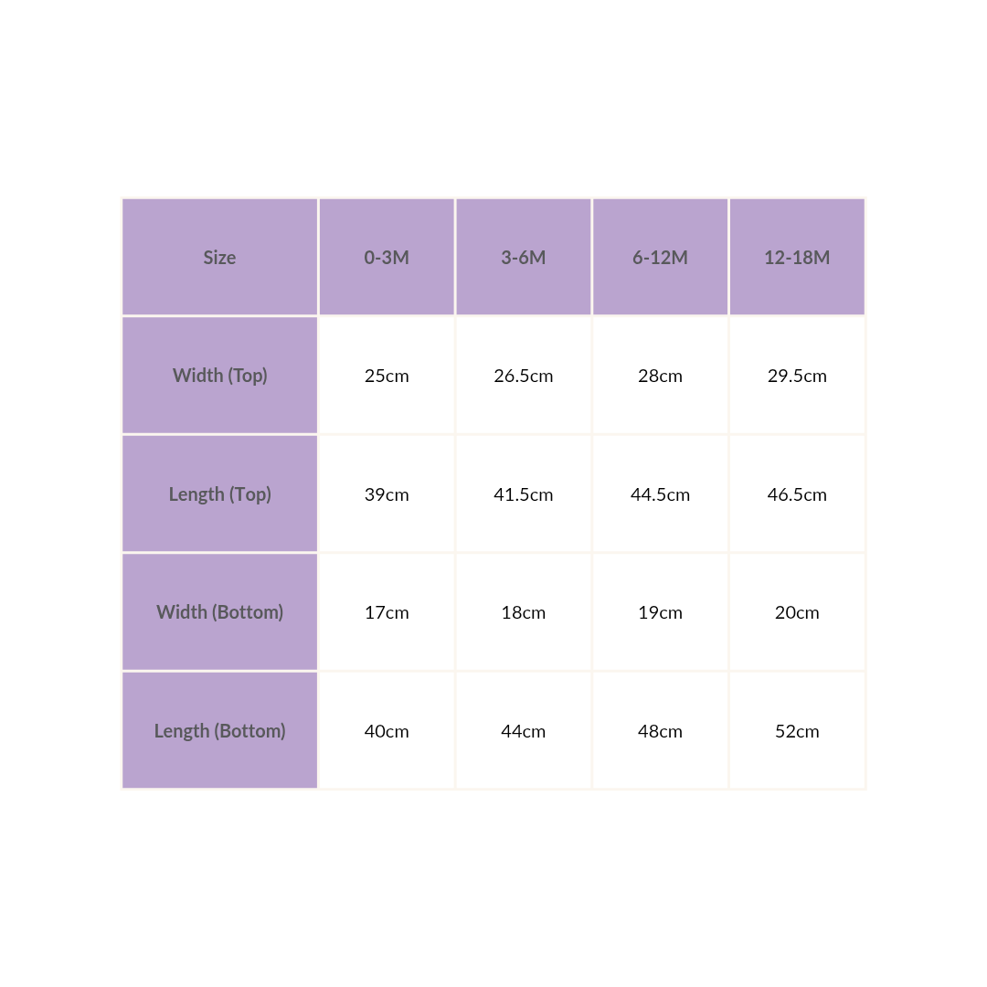 Luxe Bamboo Baby Pyjamas