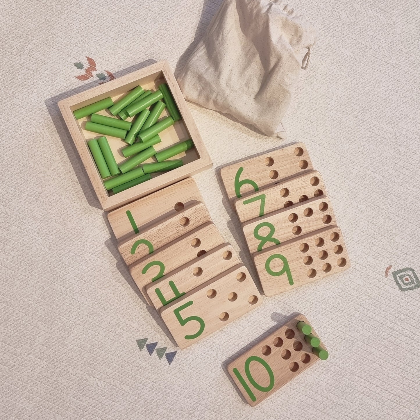Numbers Peg Board