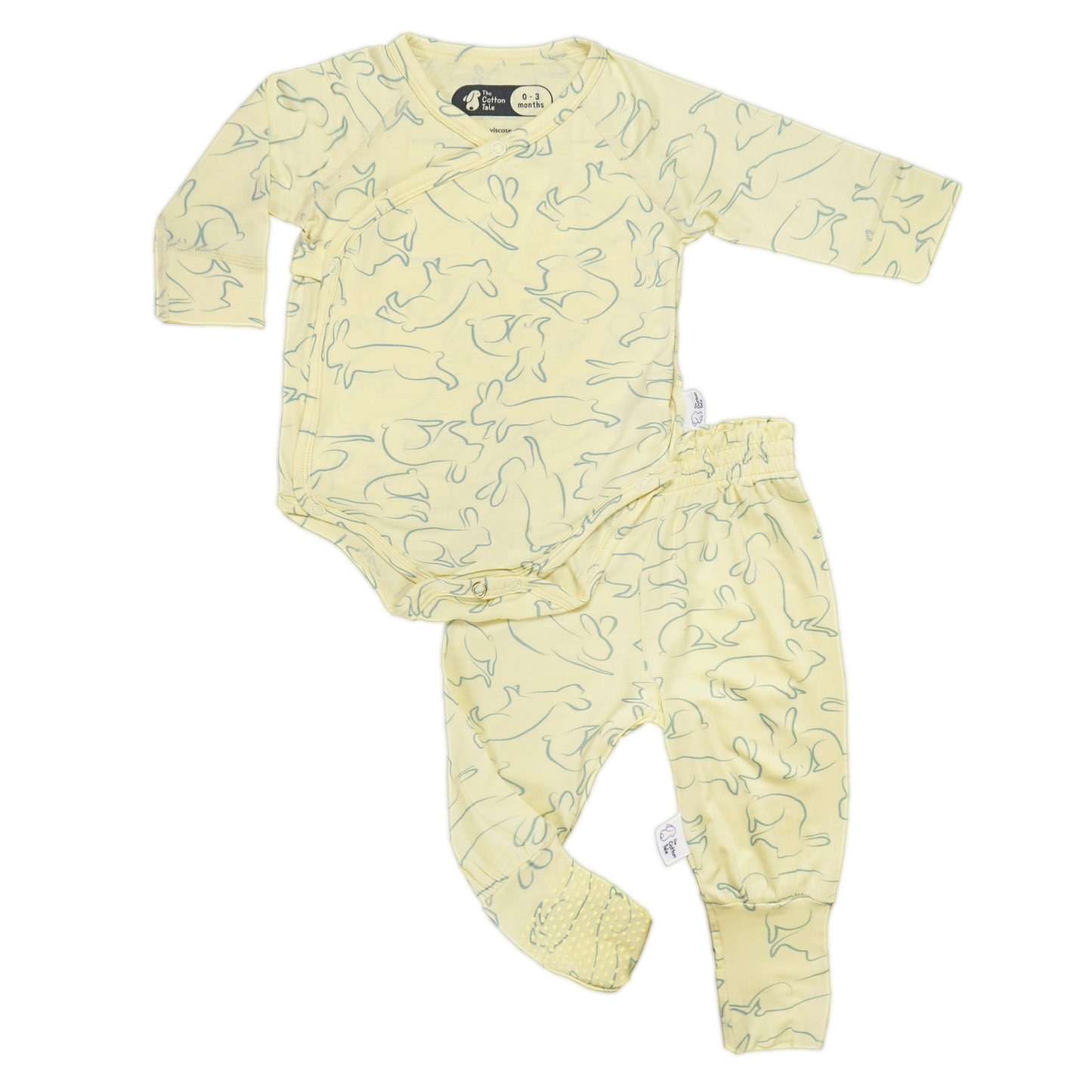 Whimsical Bunny Baby Pyjamas