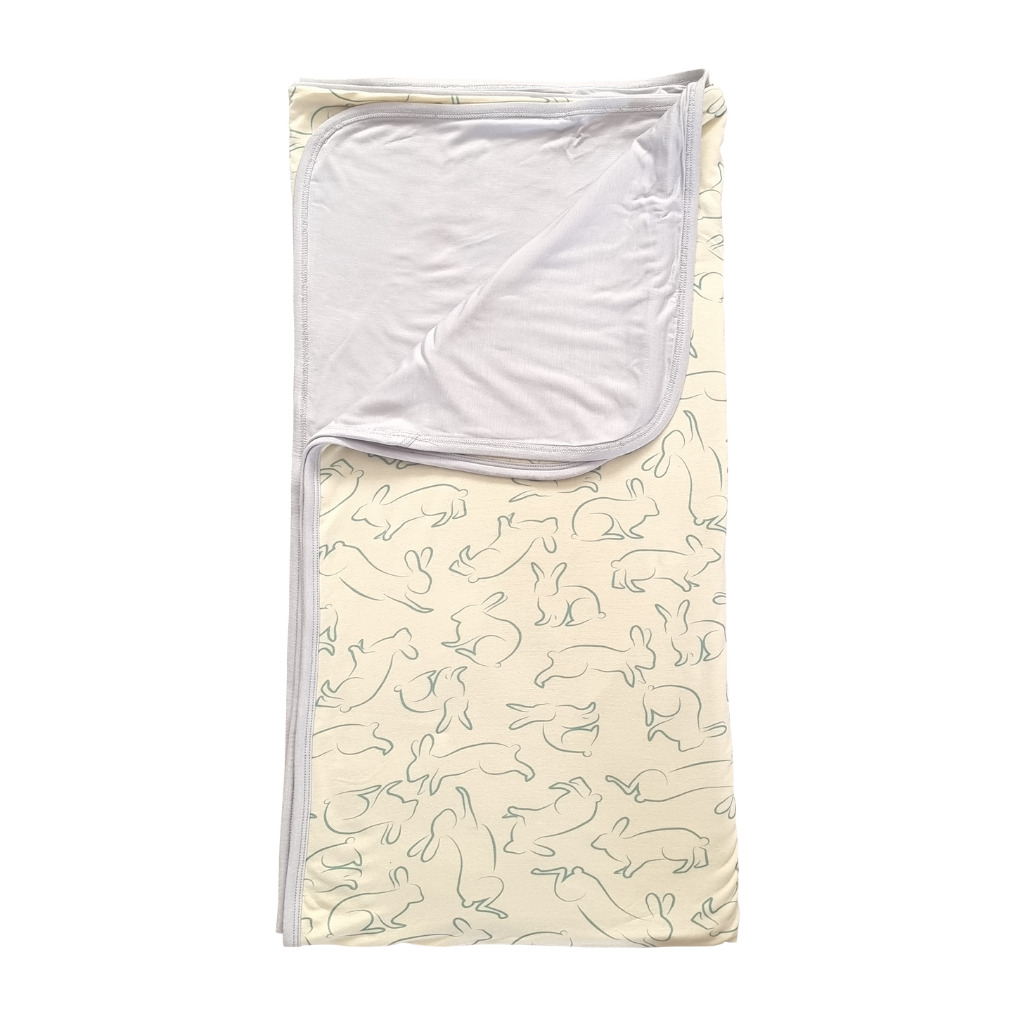 Whimsical Bunny Bamboo Blanket