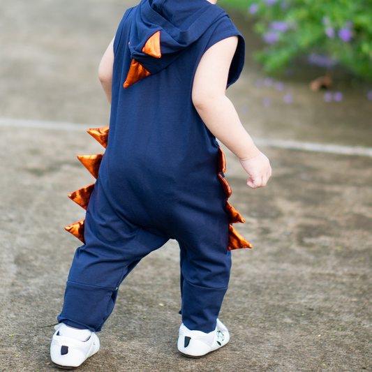 Anak and I Dinosaur baby boy and girl toddler Jumpsuit cotton spandex