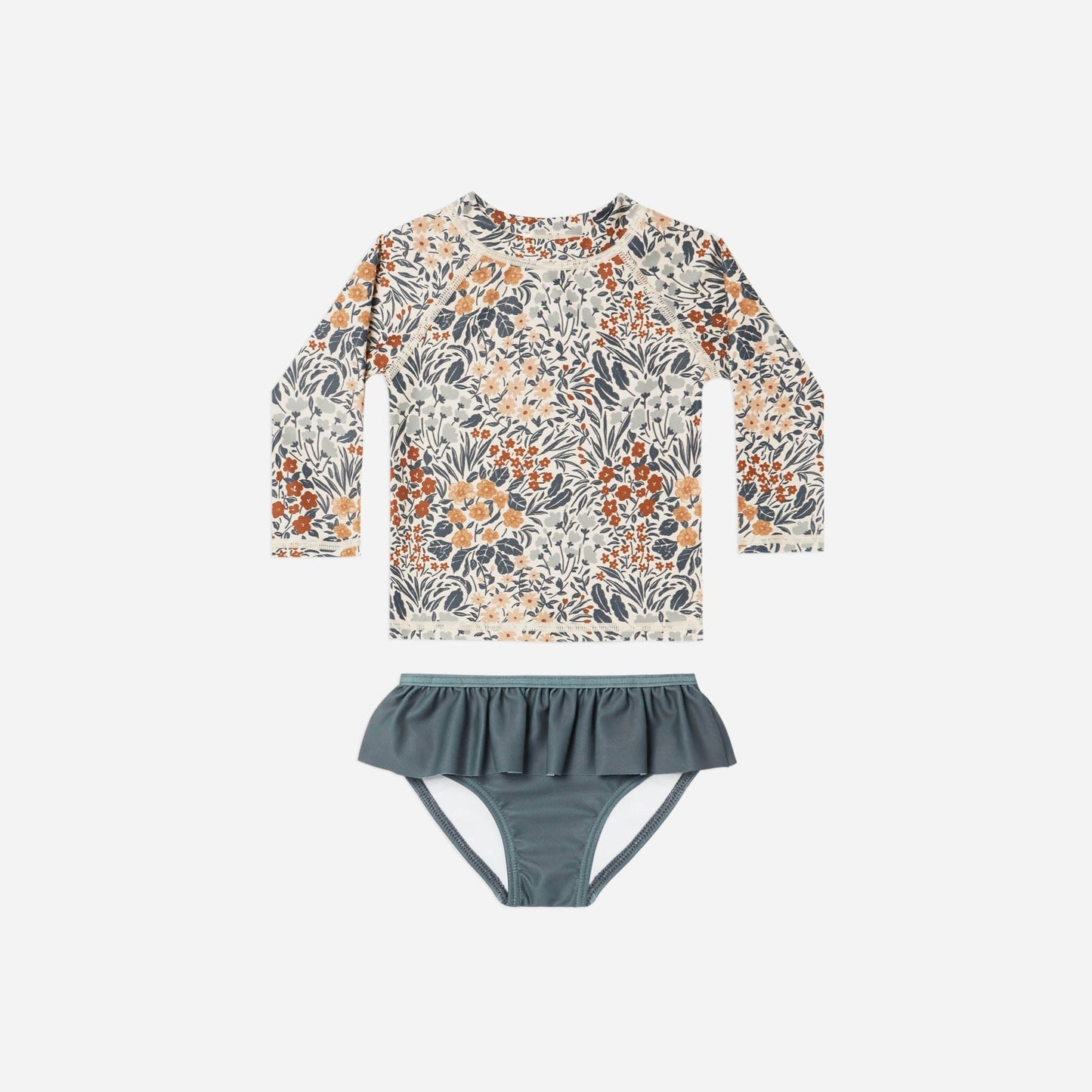 Flower Field 2 Piece Girl's Swimsuit