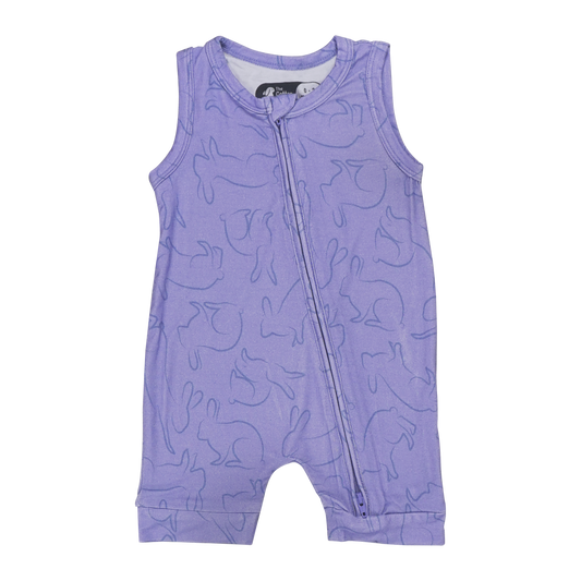 Whimsical Bunny Zip Shortall
