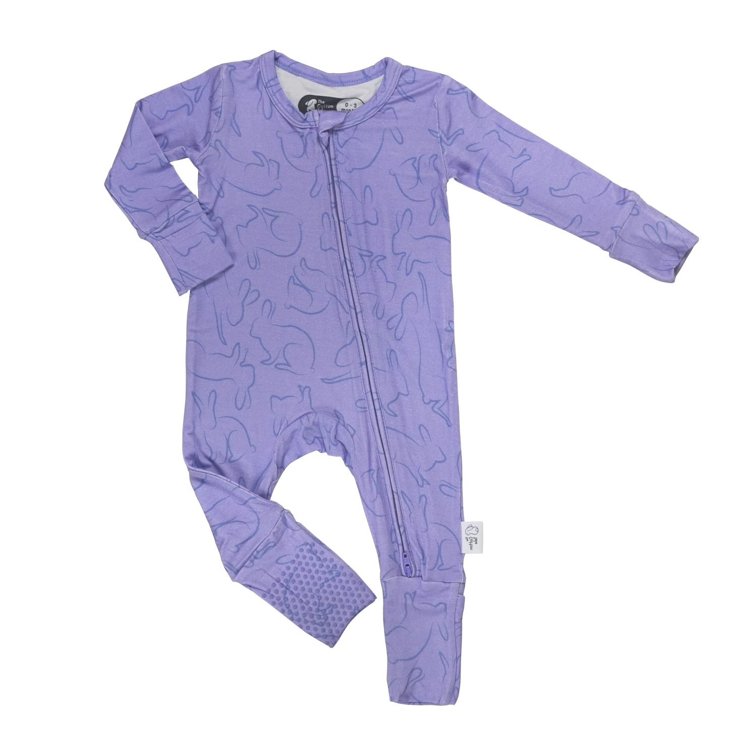 Whimsical Bunny Zip Pyjamas
