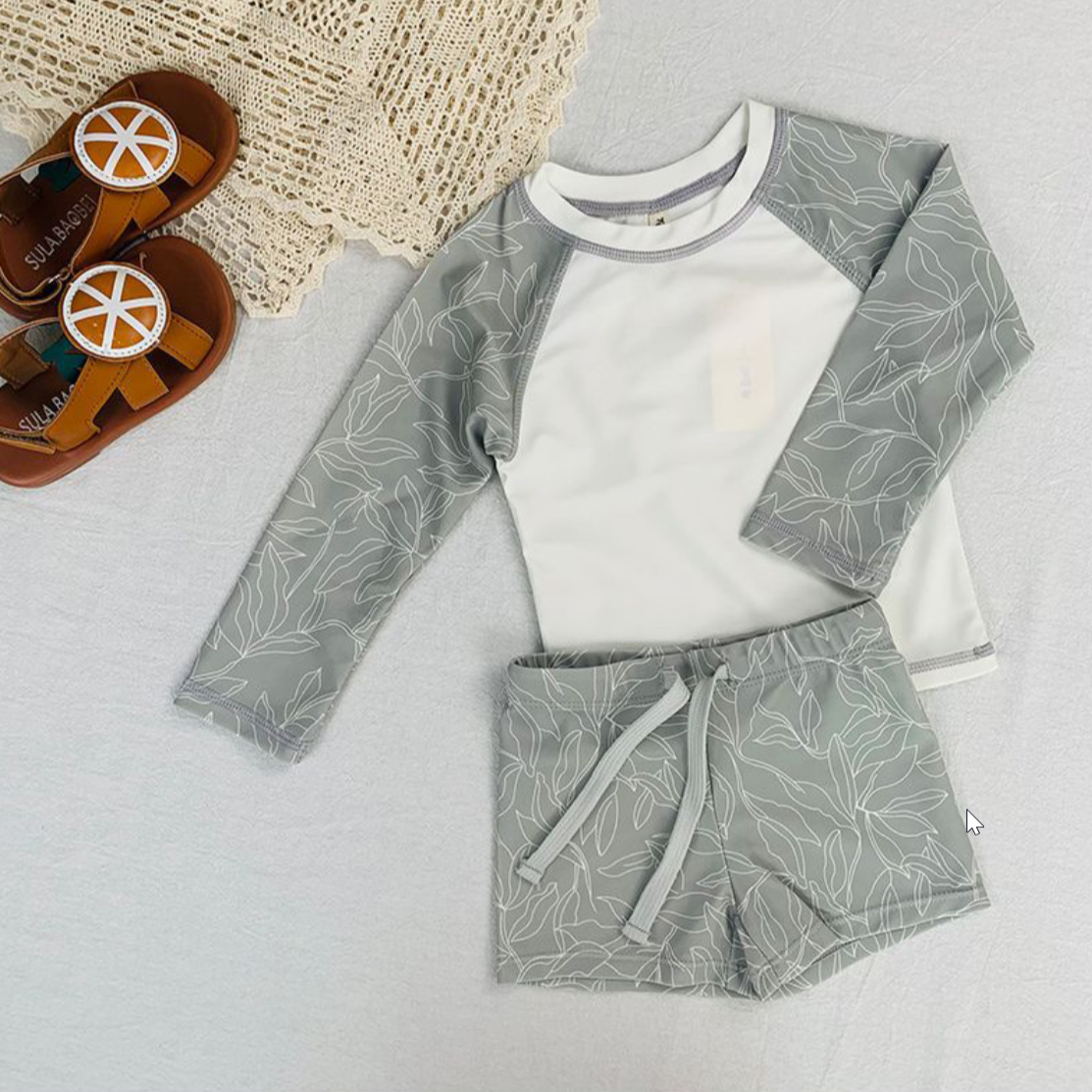 Leaf 2-Piece Swim Set
