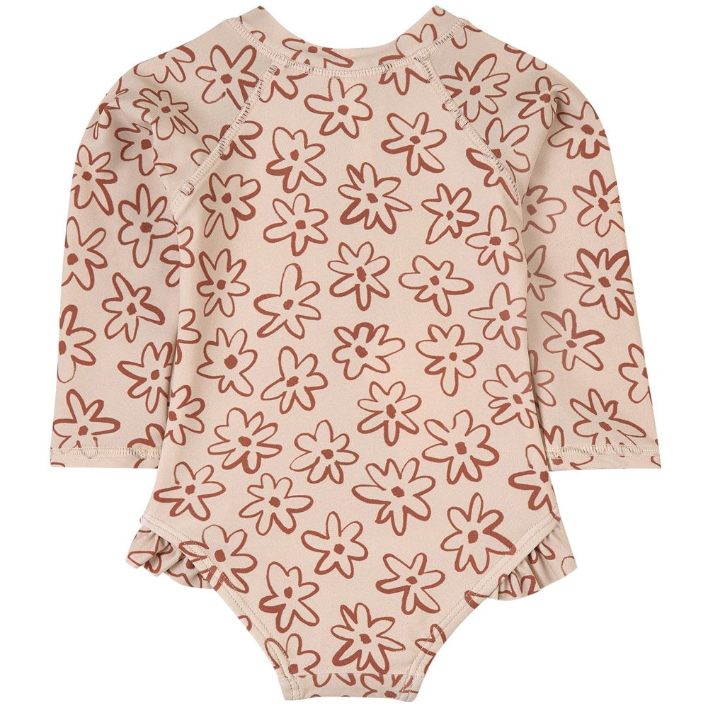 Shell-Flower Girl's Swimsuit