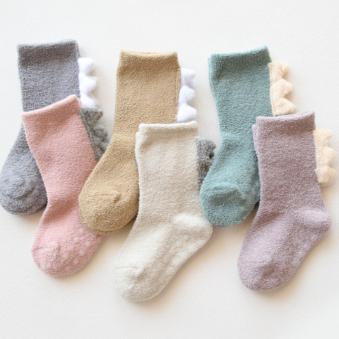 Dino Fleece Socks