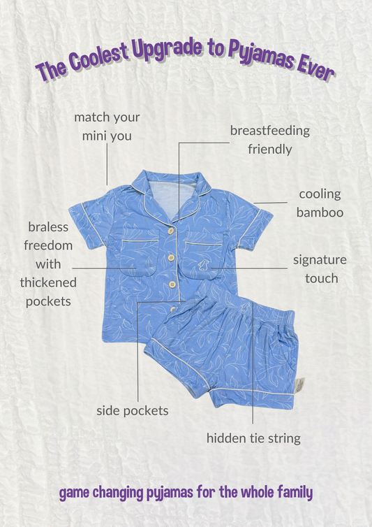 EZPJ Adult Bamboo Buttoned Pyjamas