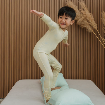Bamboo Zip Pyjamas — Golden Petal