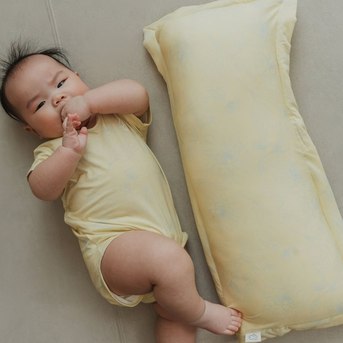 Bamboo Pillow — Golden Petal