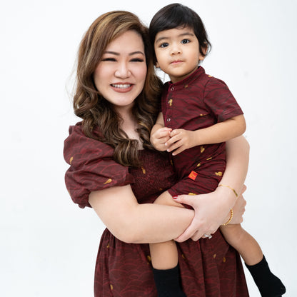 (Preorder) Tides of Treasure Smocked Maxi Dress