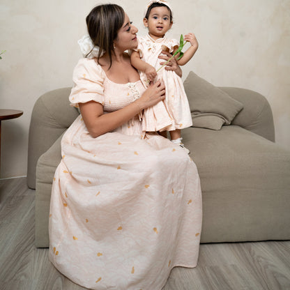 (Preorder) Tides of Treasure Smocked Maxi Dress