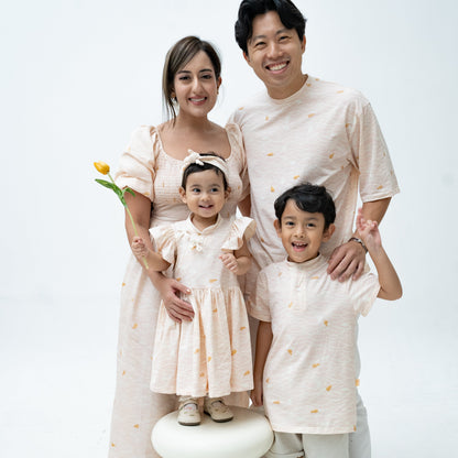 (Preorder) Tides of Treasure Mandarin Collar Kids Dress