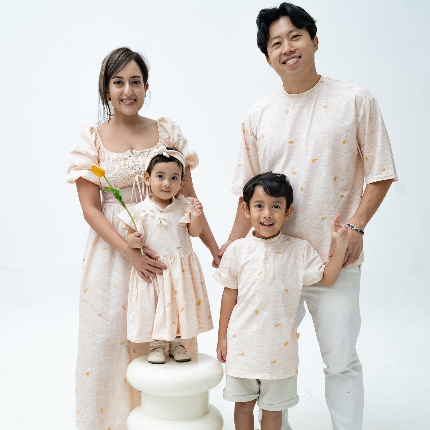 (Preorder) Tides of Treasure Mandarin Collar Kids Tshirt