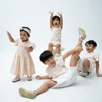 (Preorder) Tides of Treasure Mandarin Collar Kids Dress