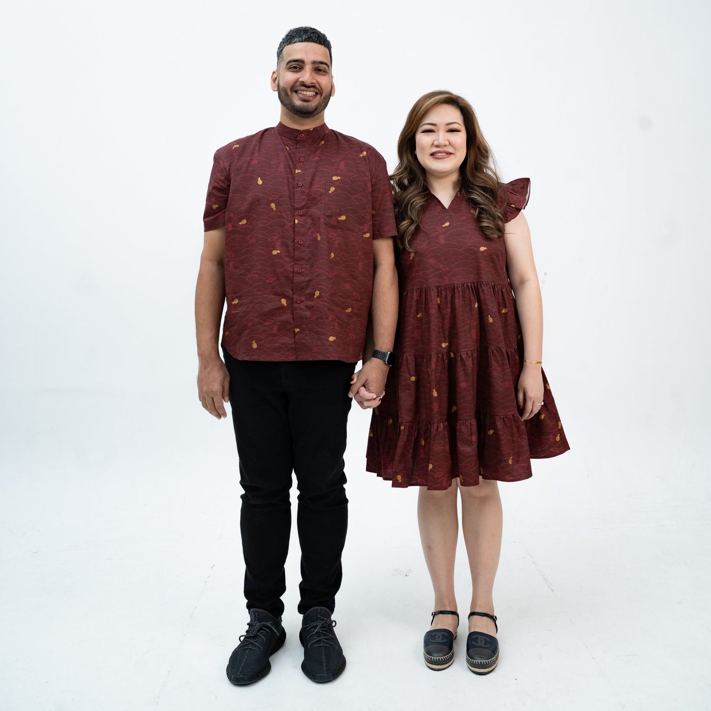 (Preorder) Tides of Treasure Mandarin Collar Tiered Dress