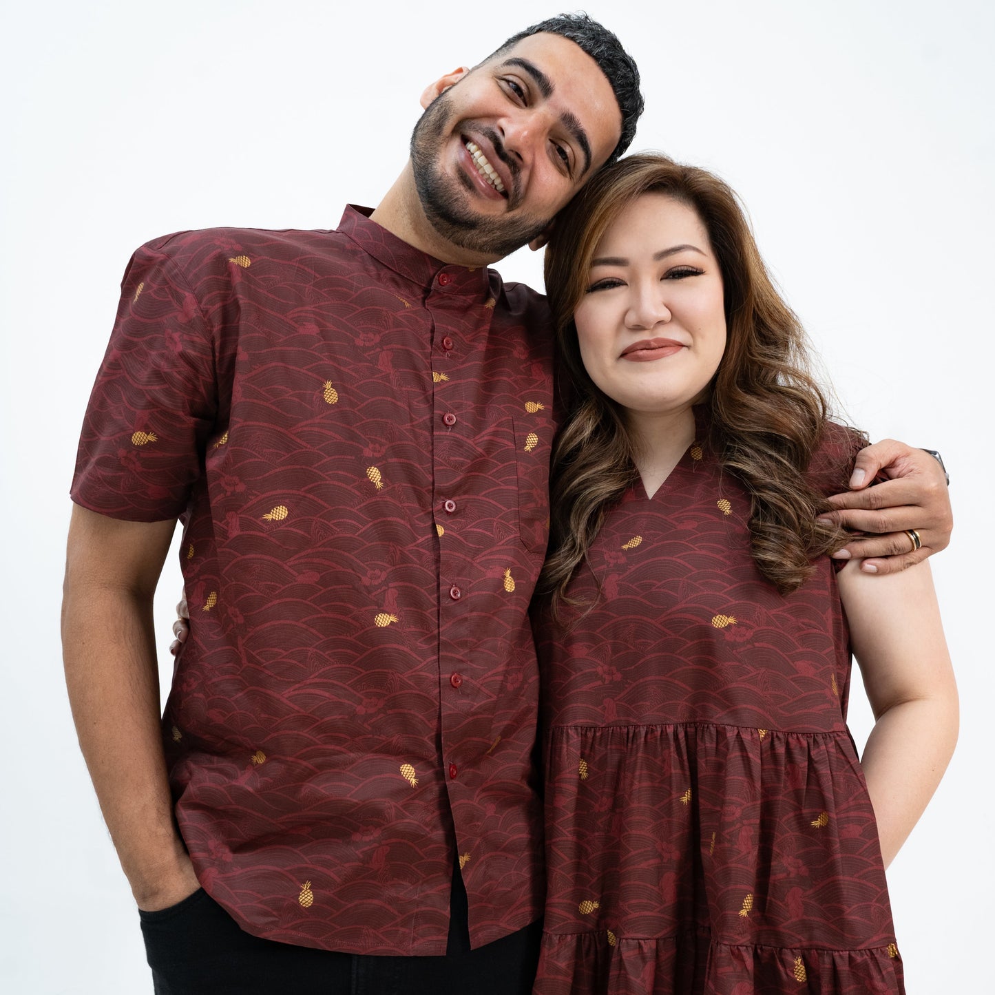 (Preorder) Tides of Treasure Mandarin Collar Tiered Dress