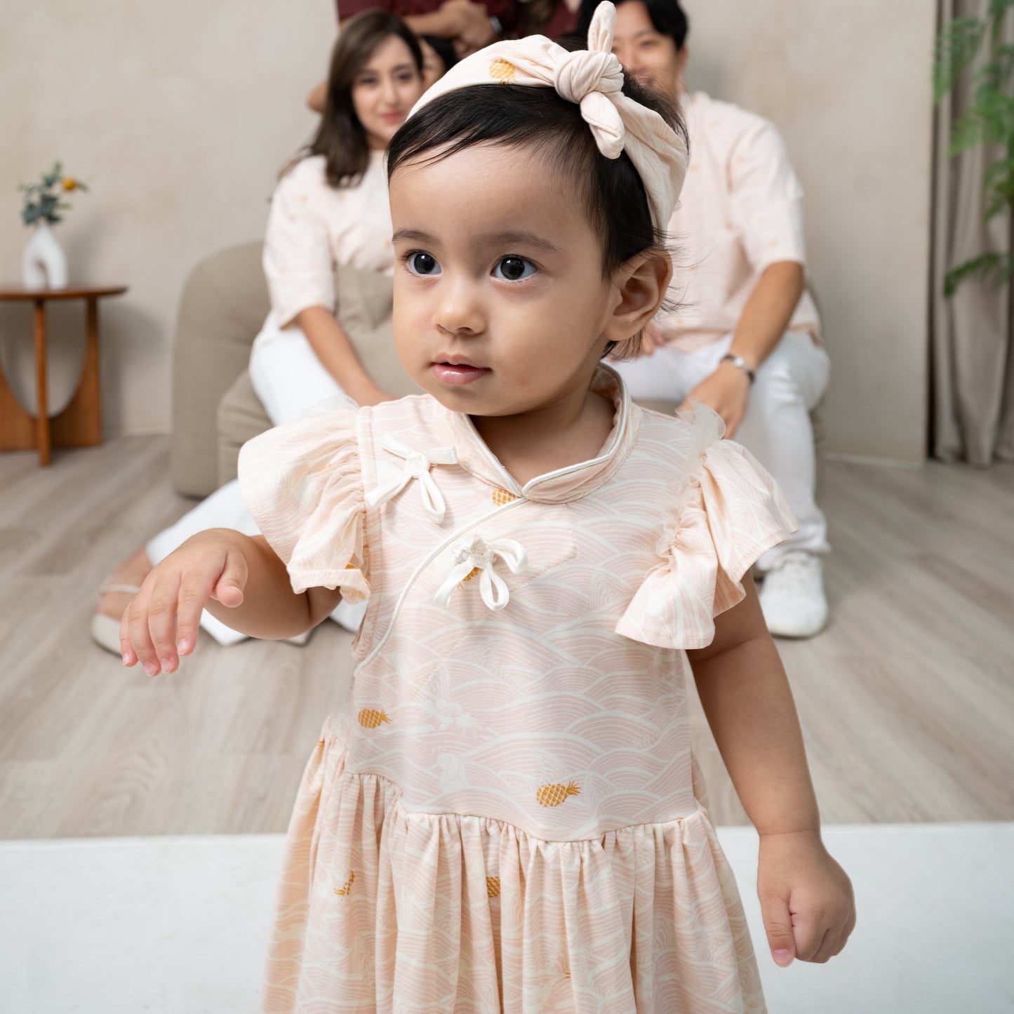 (Preorder) Tides of Treasure Mandarin Collar Kids Dress