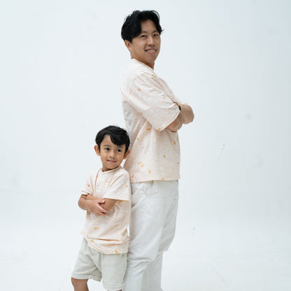 (Preorder) Tides of Treasure Mandarin Collar Kids Tshirt