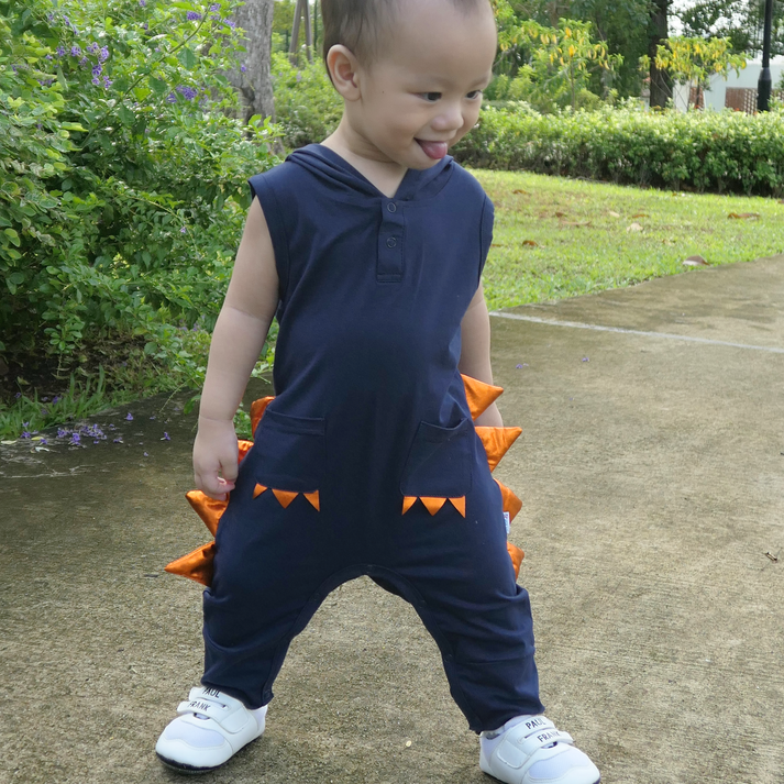 [As Is] Jacob Dino Jumpsuit in Navy