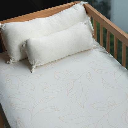 Bunny Foliage Bamboo Pillow