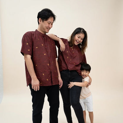 (Preorder) Tides of Treasure Mandarin Collar Men’s Shirt