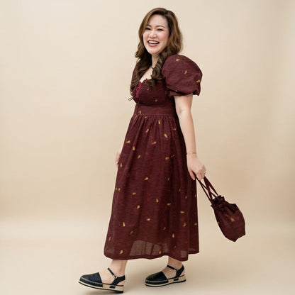 (Preorder) Tides of Treasure Smocked Maxi Dress