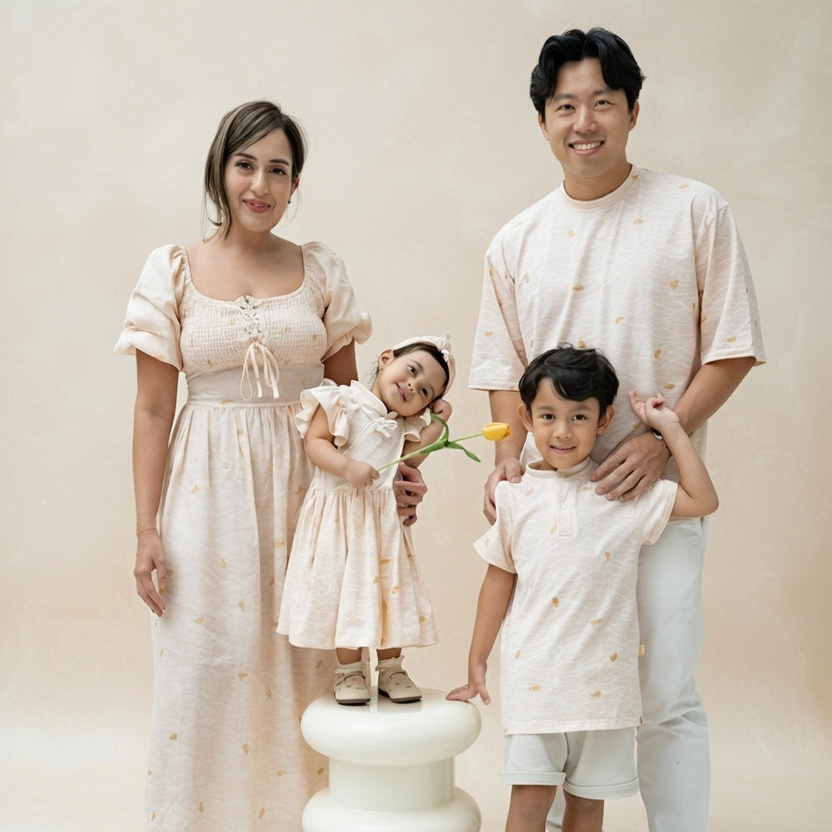 (Preorder) Tides of Treasure Mandarin Collar Kids Tshirt