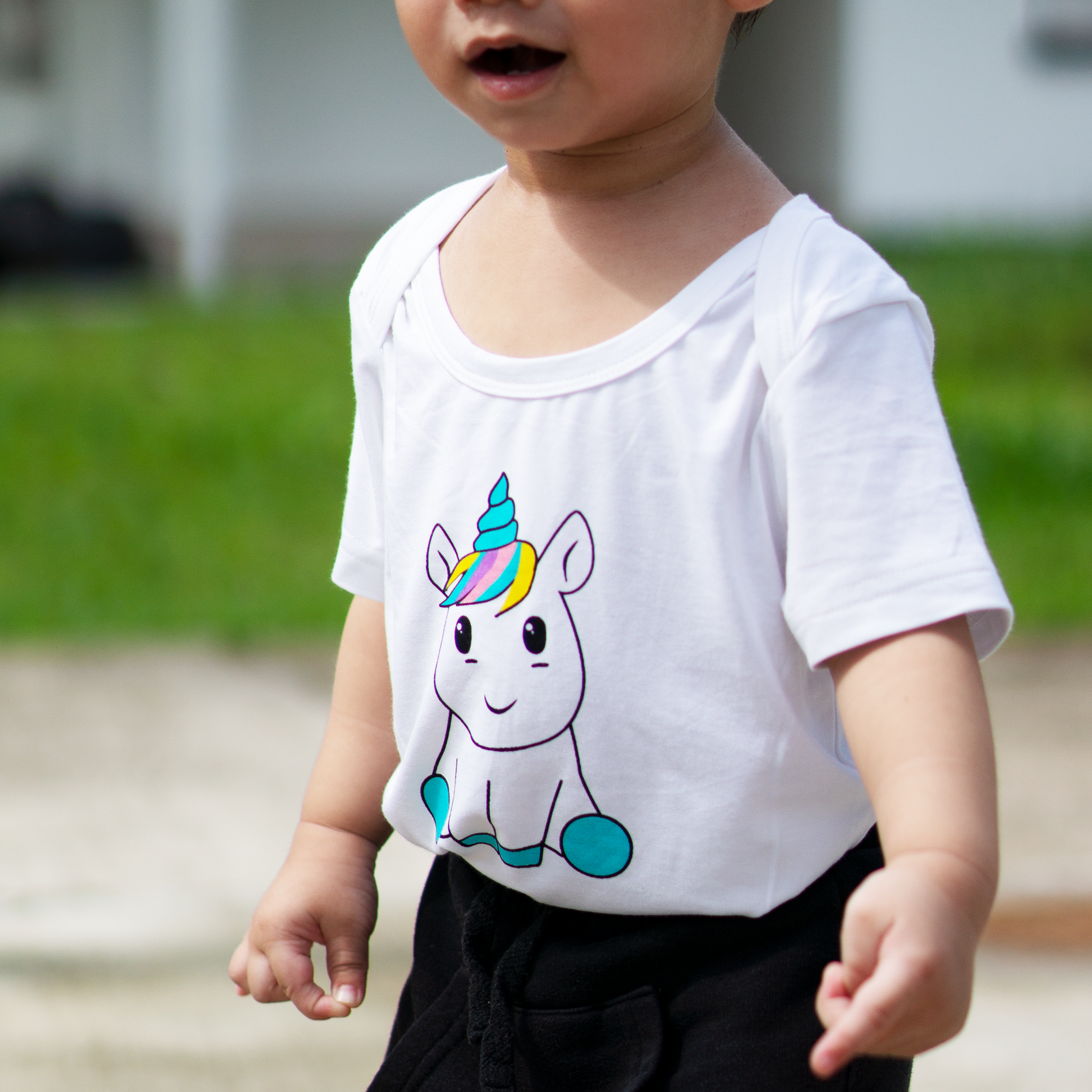 Cotton sales unicorn onesie