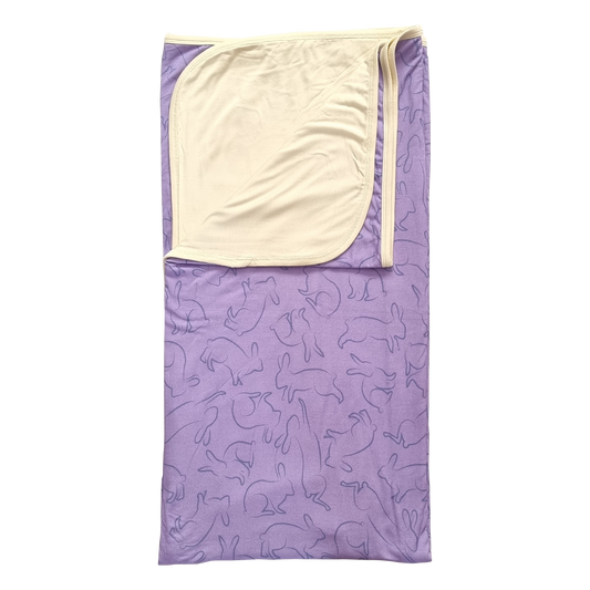 Whimsical Bunny Bamboo Blanket