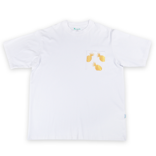 Nenas Adult Unisex Tshirt - White